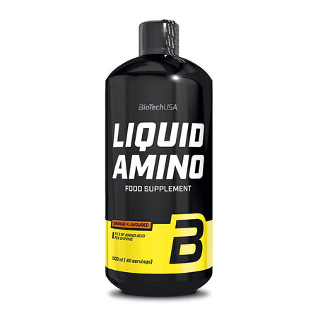 Amino Liquid Nitron avec arôme d'orange, 1000 ml, BioTechUSA