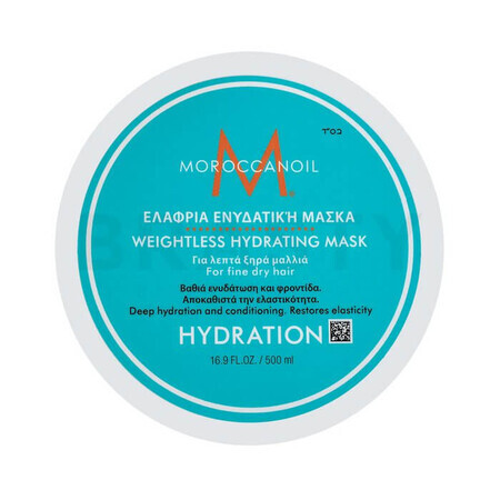 Masque Hydratant Sans Poids pour cheveux fins et secs, 500 ml, Moroccanoil