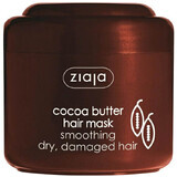 Masque pour cheveux secs et abîmés au beurre de cacao, 200 ml, Ziaja