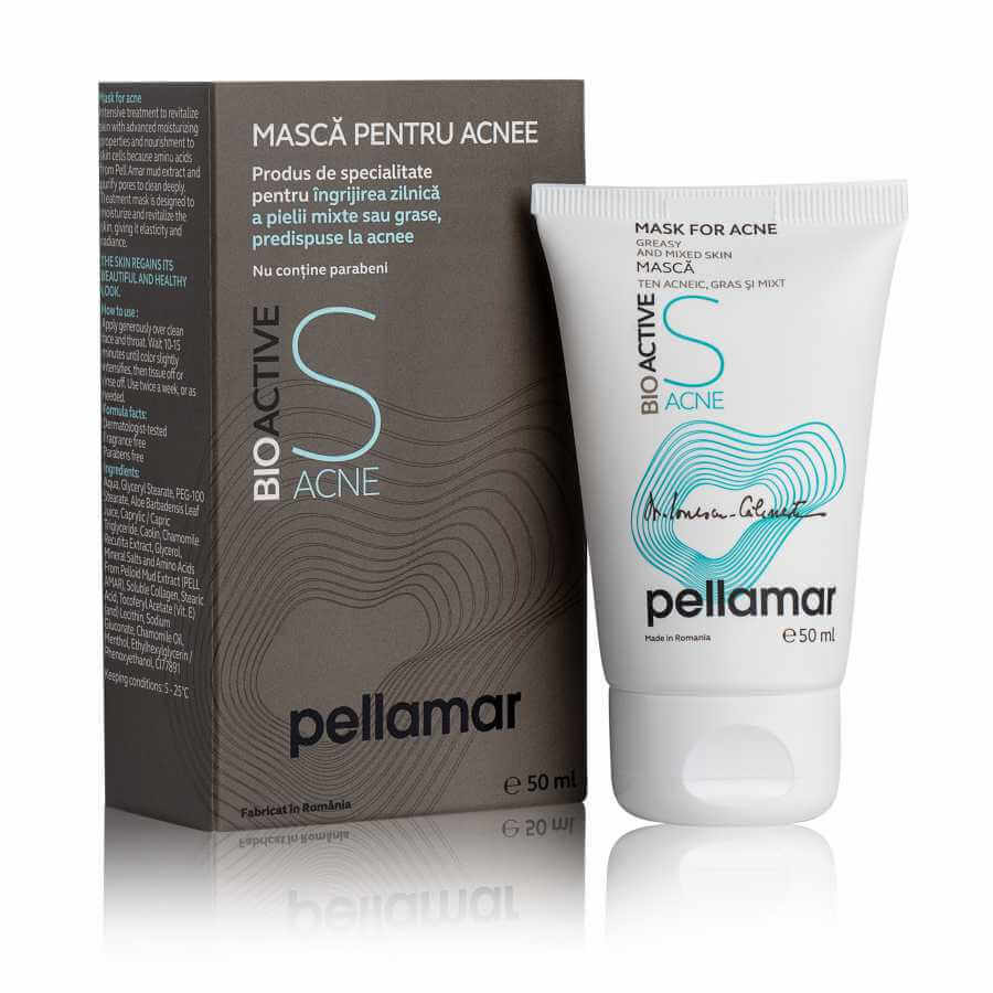 Masque contre l'acné BioActive S Acne, 50 ml, Pellamar