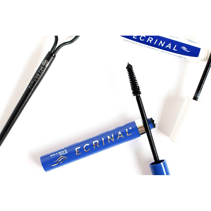 Mascara cu matase care separa perfect genele, negru Ecrinal, 7 ml, Asepta