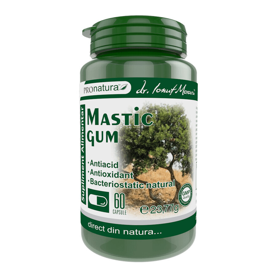 Gomme de mastic, 60 gélules, Pro Natura