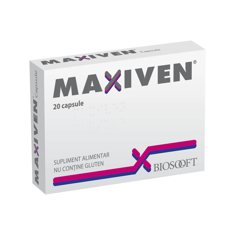 Maxiven, 20 gélules, Biosooft Évaluations