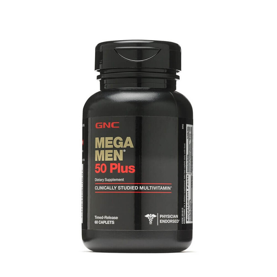Mega Men 50 Plus (201612), 60 comprimés, GNC