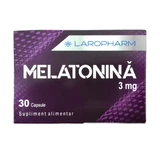 Melatonina 3 mg, 30 capsules, Laropharm