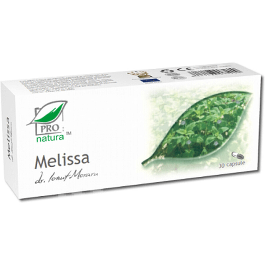 Melissa, 30 gélules, Pro Natura