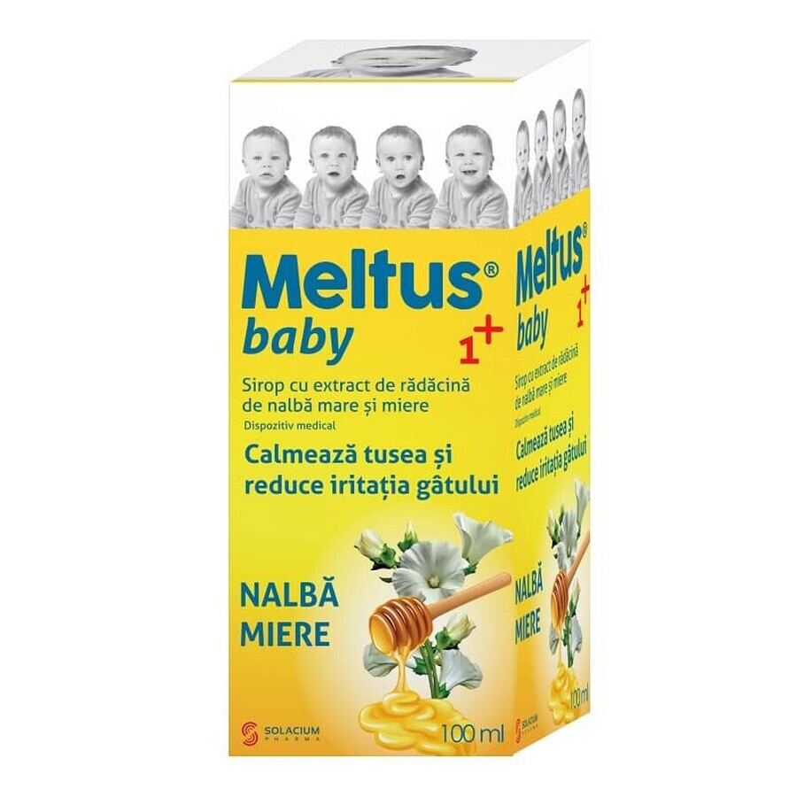 Meltus baby 1+ sirop nalba et miel, 100 ml, Solacium Pharma