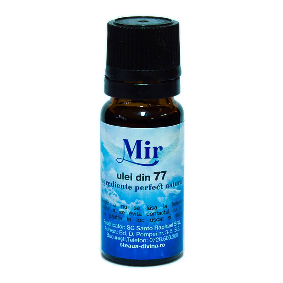 Myrrhe, huile de 77 ingrédients naturels, 10 ml, Divine Star