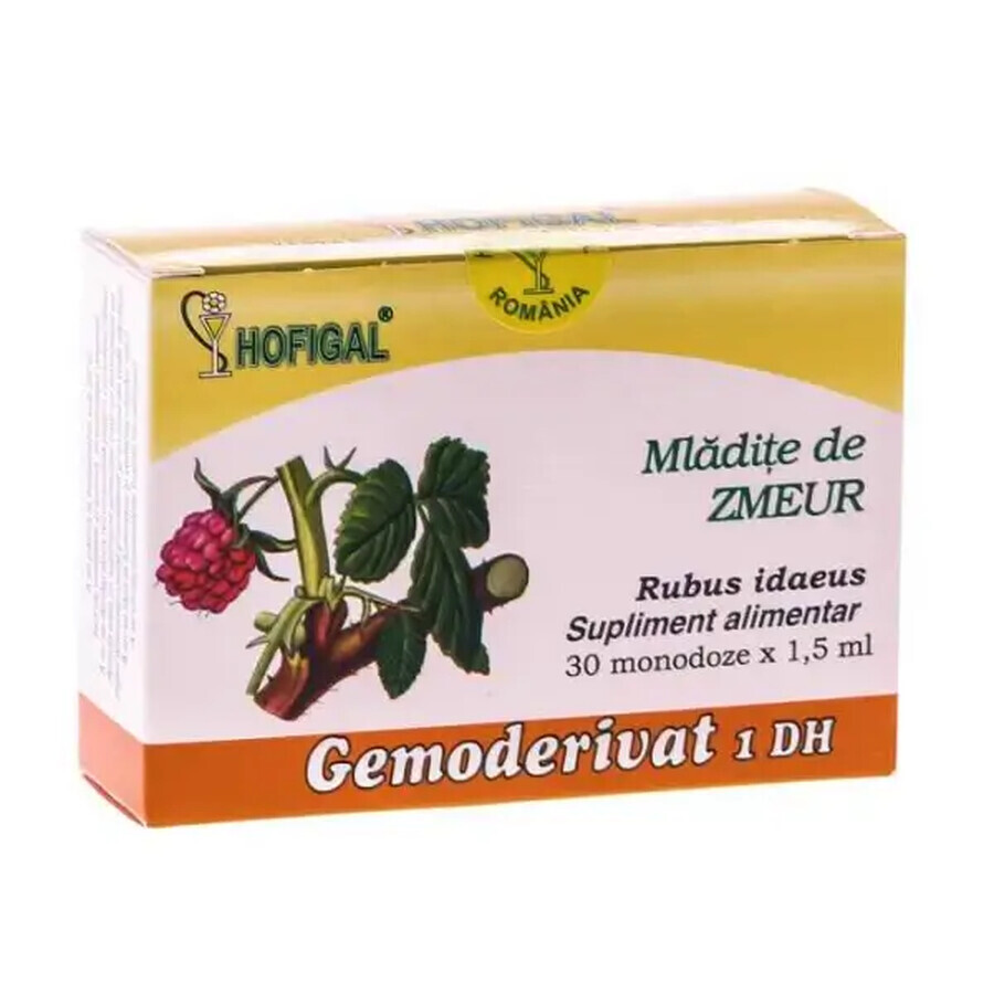 Gemoderivat Pousses de framboise, 30 monodoses, Hofigal