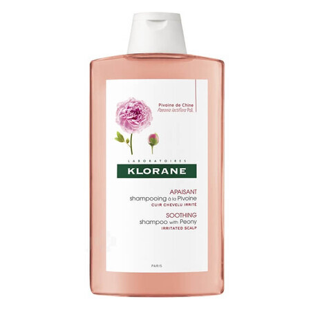 Shampoo mit Pfingstrosen-Extrakt für empfindliche und gereizte Kopfhaut, 400 ml, Klorane