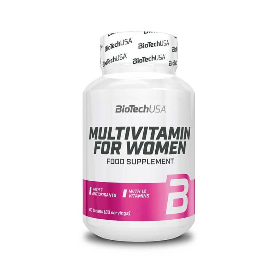 Multivitamine für Frauen, 60 Tabletten, BioTechUSA