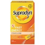 Supradyn Fast Energy, Multivitamines, 10 sachets de granulés orodispersibles à dissolution rapide, Bayer