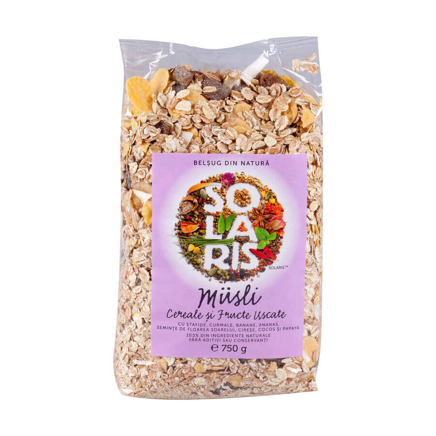 Musli-Getreide und Trockenfrüchte, 500 g, Solaris