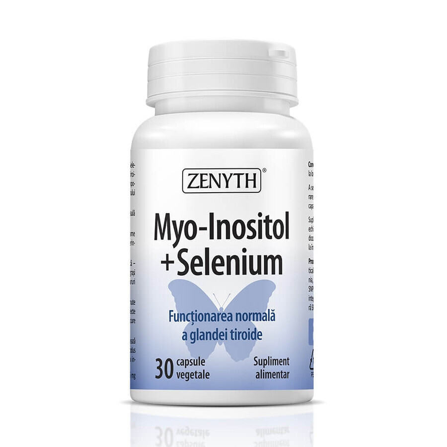 Myo-Inositol + Sélénium, 30 gélules, Zenyth