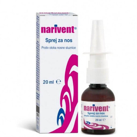 Narivent solution nasale, 20 ml, PlataMed
