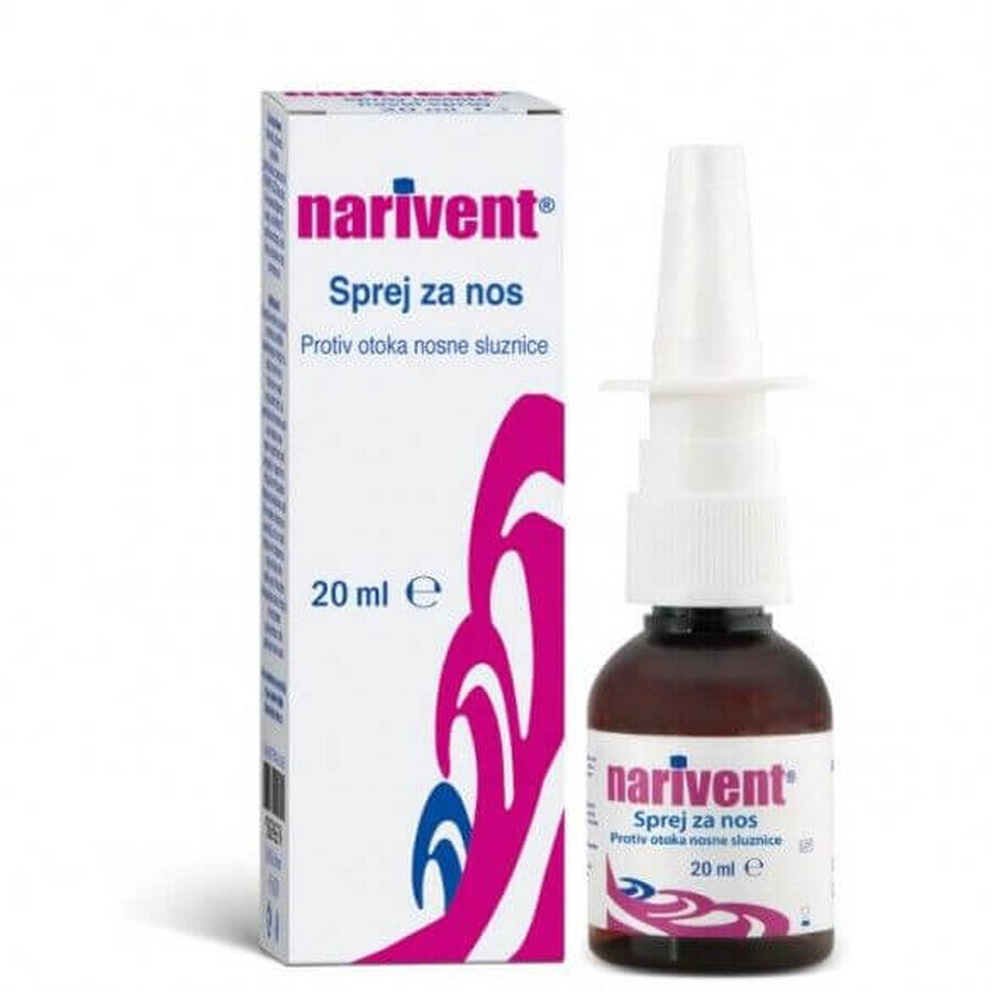 Narivent solution nasale, 20 ml, PlataMed Évaluations