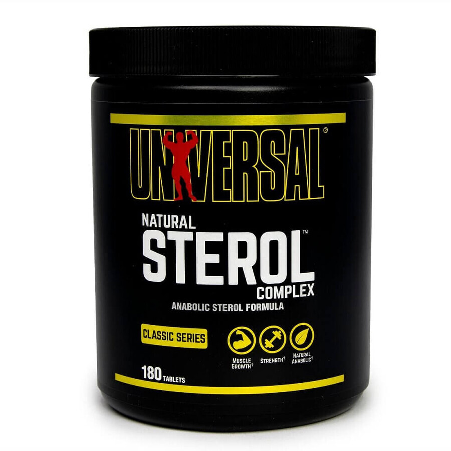 Natural Sterol Complex, 180 comprimés, Universal Nutrition