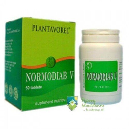 Normodiab V, 50 compresse, Plantavorel