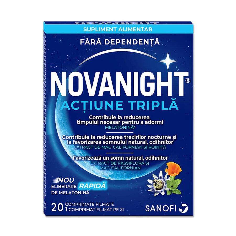 Novanight, 20 Filmtabletten, Sanofi