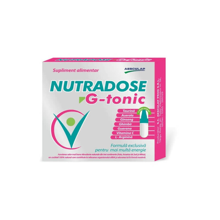 Nutradose G-tonic, 7 ampoules, Aesculap