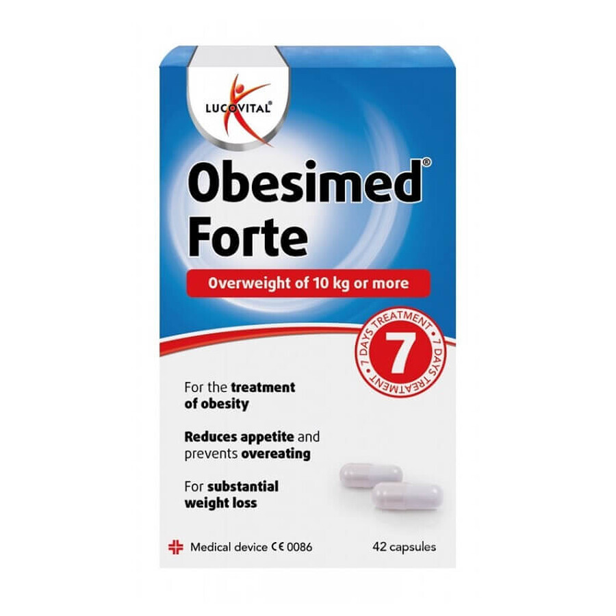 Obesimed Forte, 42 capsules, Lucovitaal Évaluations