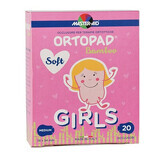 ORTOPAD SOFT Girls Master-Aid Medium, 76x54 mm, 20 pièces, Pietrasanta Pharma