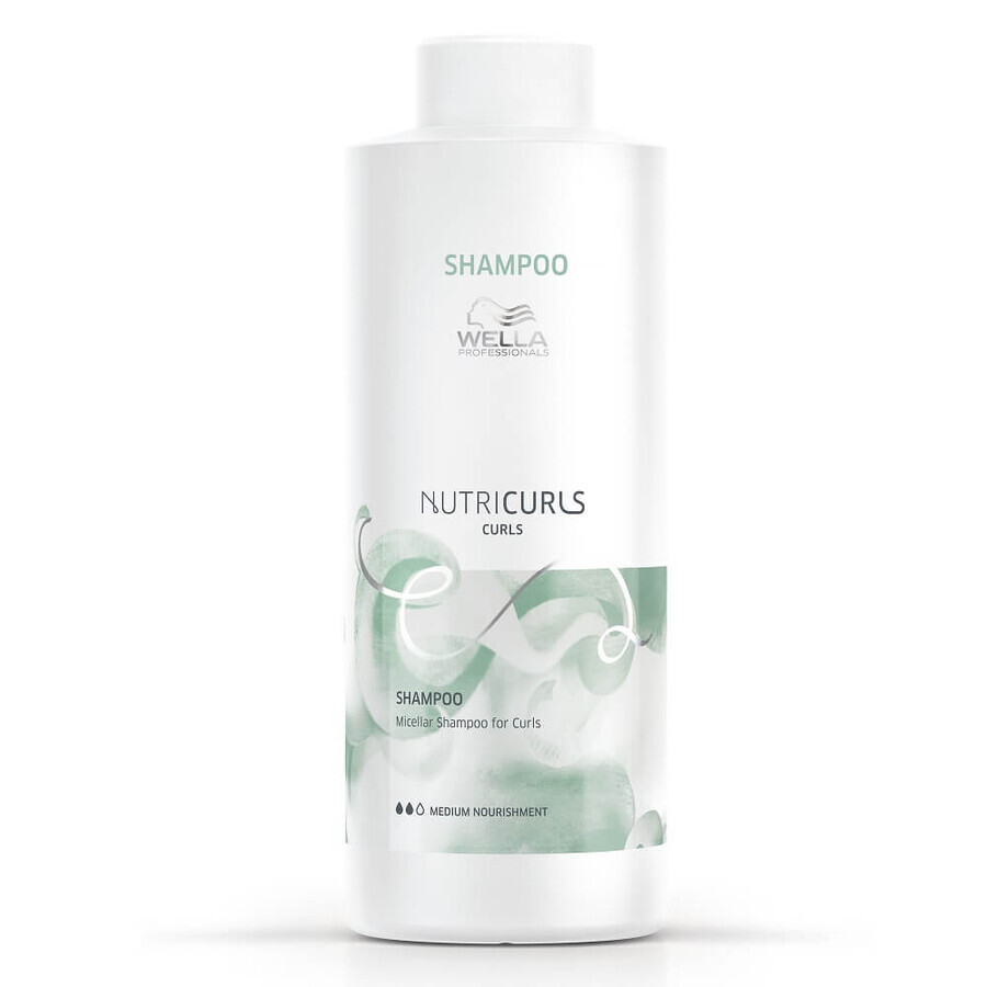 NutriCurls shampoo micellare per ricci, 1000 ml, Wella Professionals