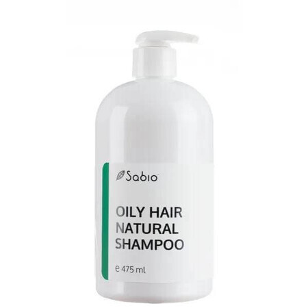 Shampooing naturel pour cheveux gras, 475 ml, Sabio