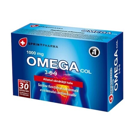 Omega col 3-6-9, 30 capsules, Sprint Pharma