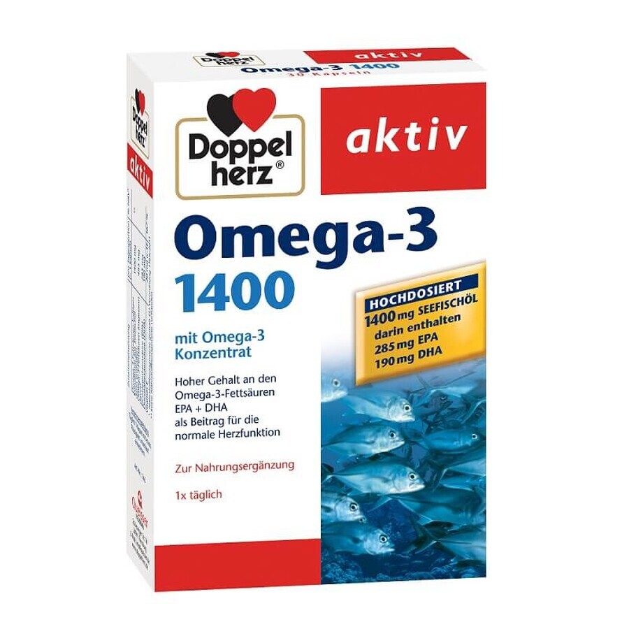 Omega-3 1400, 30 Kapseln, Doppelherz Bewertungen