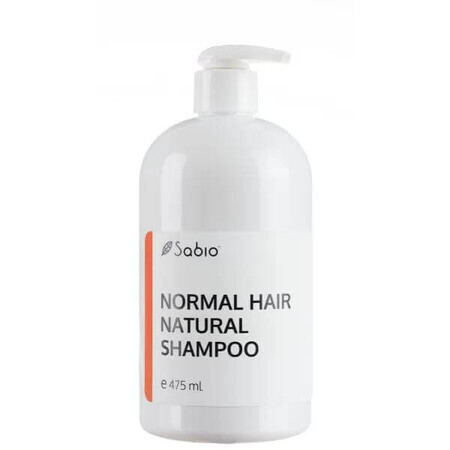 Shampooing naturel pour cheveux normaux, 475 ml, Sabio
