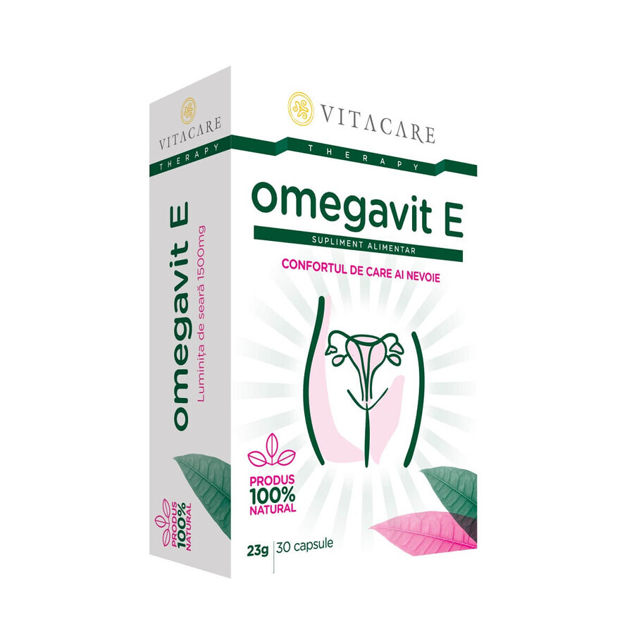 Omegavit E, 30 gélules, Vitacare