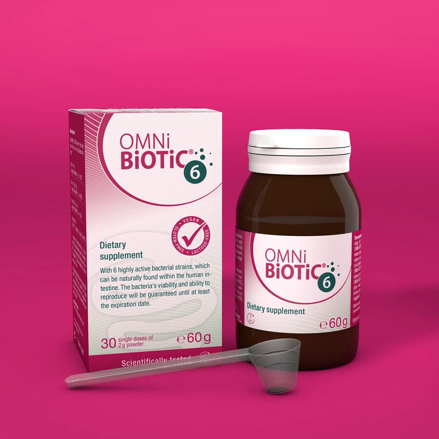 Omni-Biotic 6, 60 g, AllergoSan Institut (OmniBiotic)