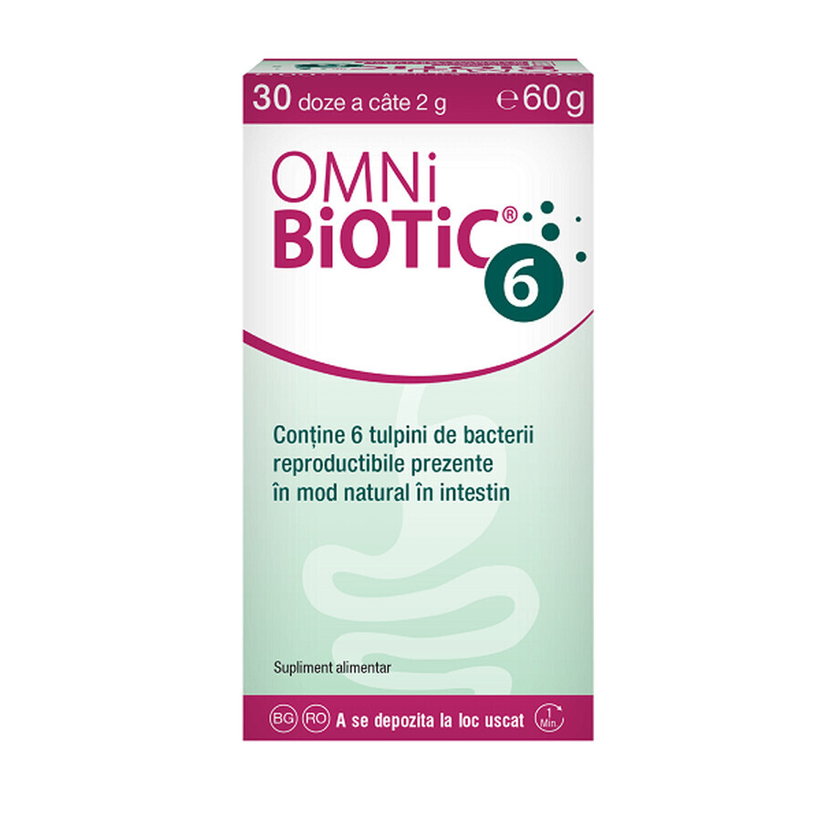 Omni-Biotic 6, 60 g, AllergoSan Institute (OmniBiotic)