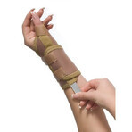Orthèse de poignet avec fixation des doigts beige, taille L/XL, 8552, Med Textile