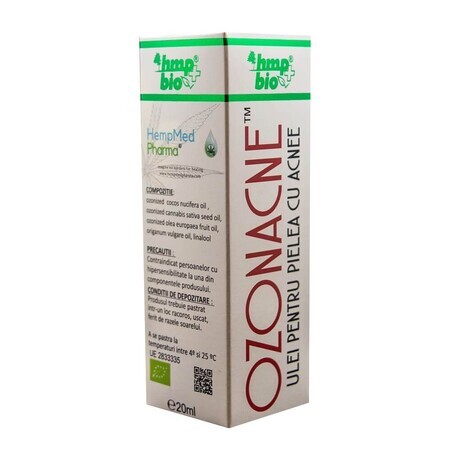 Huile d'ozonance pour les peaux acnéiques, 20 ml, HempMed Pharma
