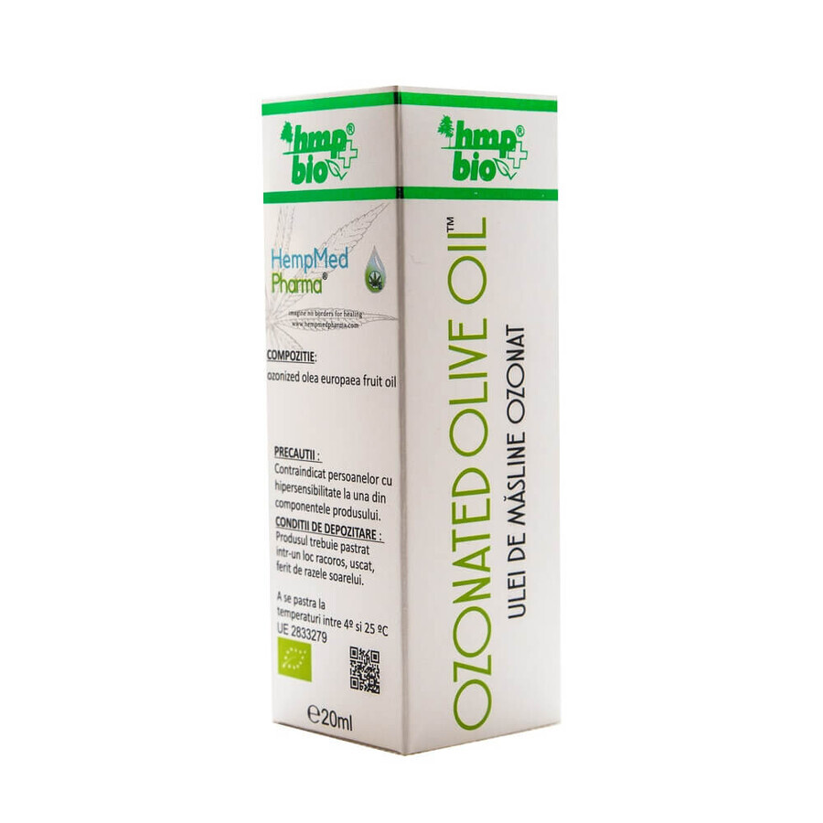 Huile d'olive ozonée, 20 ml, HempMed Pharma