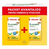 Package B complex Plus Vitamin C with fruit flavour, 30 + 30 tablets (50% discount on the 2nd product)) , Walmark