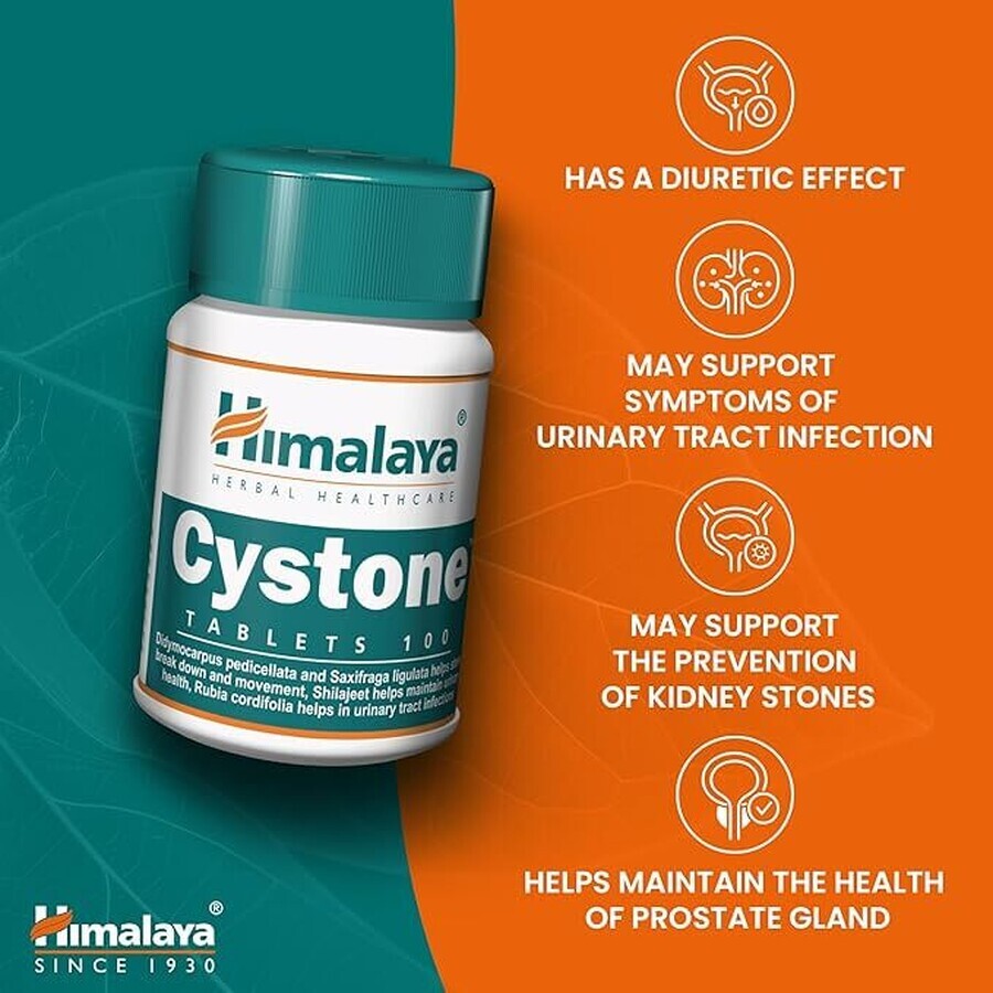 Cystone Package, 60 + 60 comprimés, Himalaya (10% de réduction)