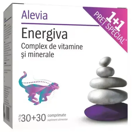 Energiva-Paket, 30 Tabletten, Alevia (1+1 Sonderpreis)
