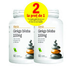 Pack Ginkgo Biloba 100 mg, 60 + 60 comprimés, Alevia