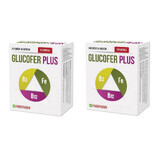 Paquet Glucofer Plus, 30 + 30 gélules, Parapharm