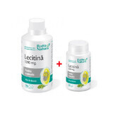 Paquet de lécithine 1200 mg, 90 gélules + 30 gélules, Rotta Natura