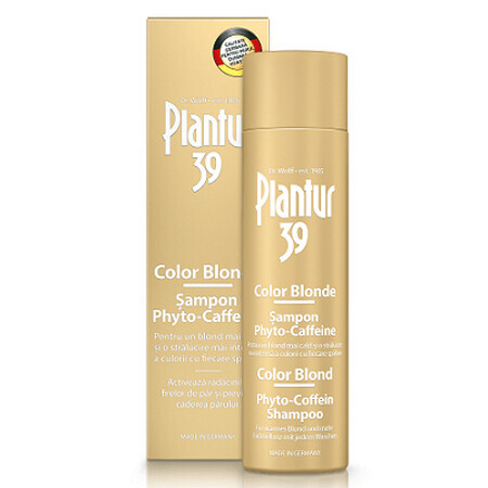 Shampooing Plantur 39 Color Blonde Phyto-Caffeine, 250 ml, Dr. Kurt Wolff