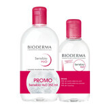 Solution micellaire Sensibio H2O, 500 ml + 250 ml, Bioderma