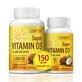 Super Vitamine D3 &#224; l&#39;huile de coco 2000 UI, 120 + 30 g&#233;lules, Zenyth