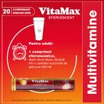 Vitamax Efervescent pack, 20 + 20 comprimés, Perrigo