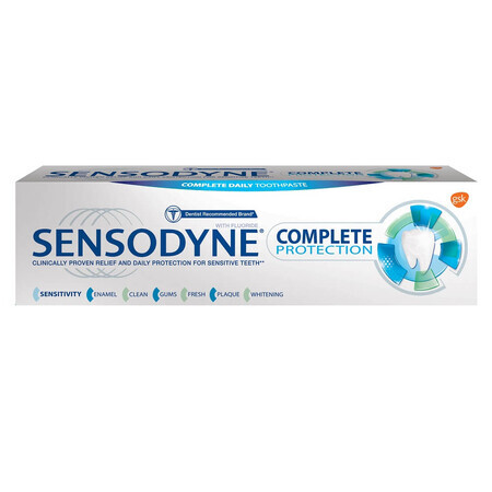Sensodyne Dentifrice protection complète, 75 ml, Gsk