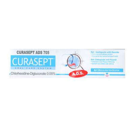 Dentifrice avec chlorhexidine 0,05% Curasept, 75 ml, Curaprox