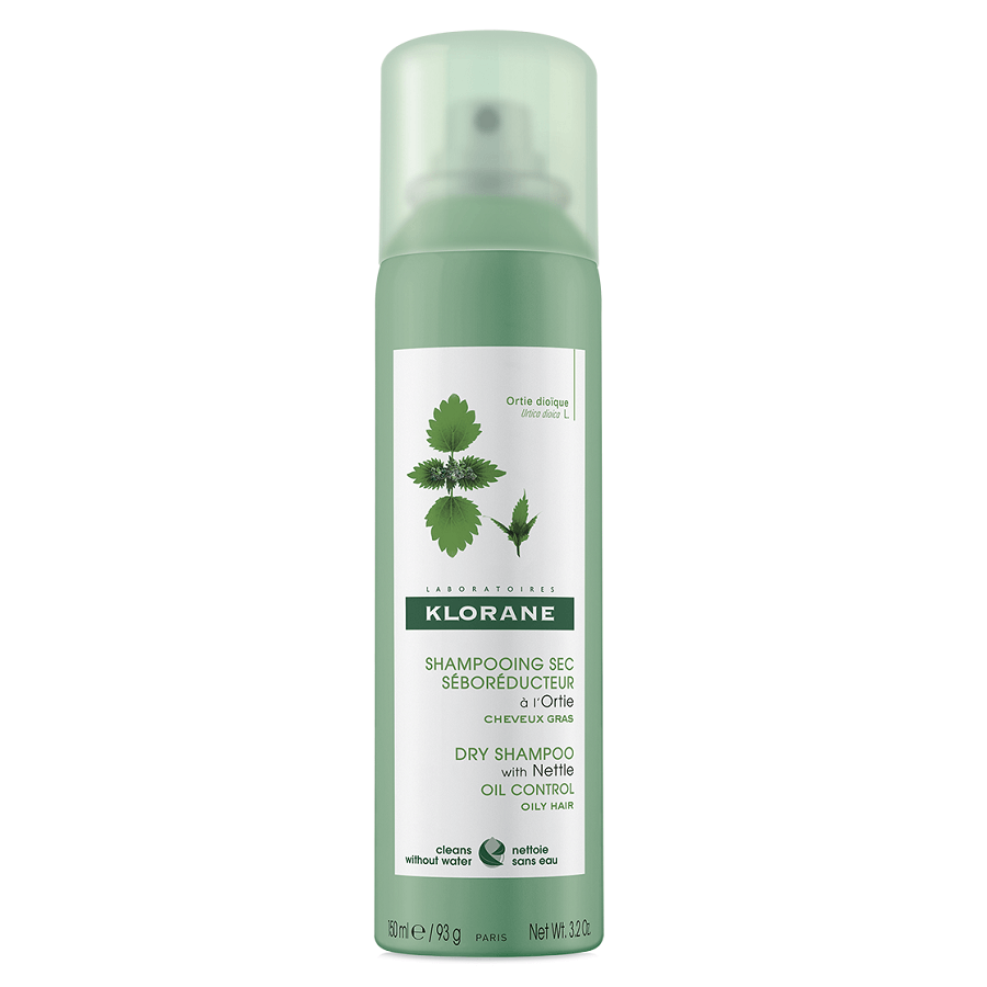 Shampooing sec à l'extrait d'ortie, 150 ml, Klorane